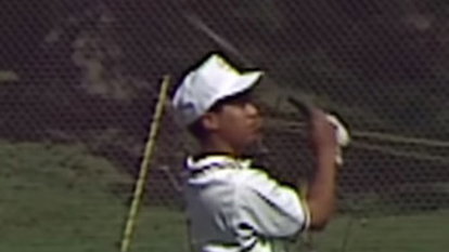 WATCH: Amazing footage of 16-year-old Tiger Woods at first start on PGA Tour!
